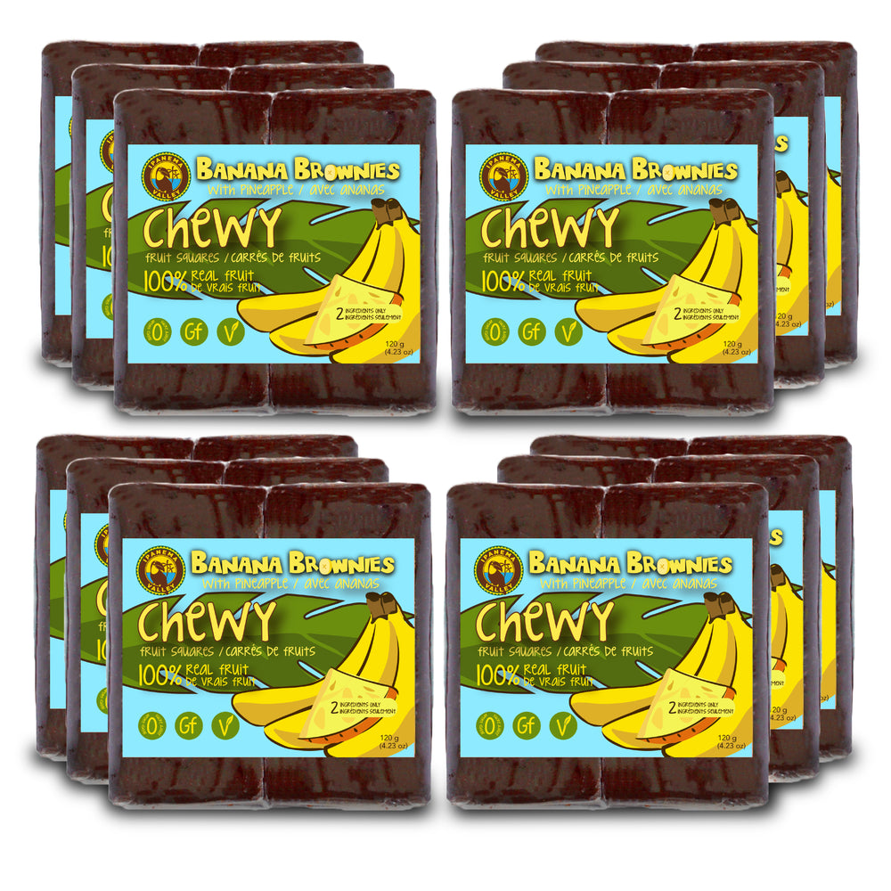 
                  
                    Banana Brownies w- Pineapple 120g | 12 Pack
                  
                