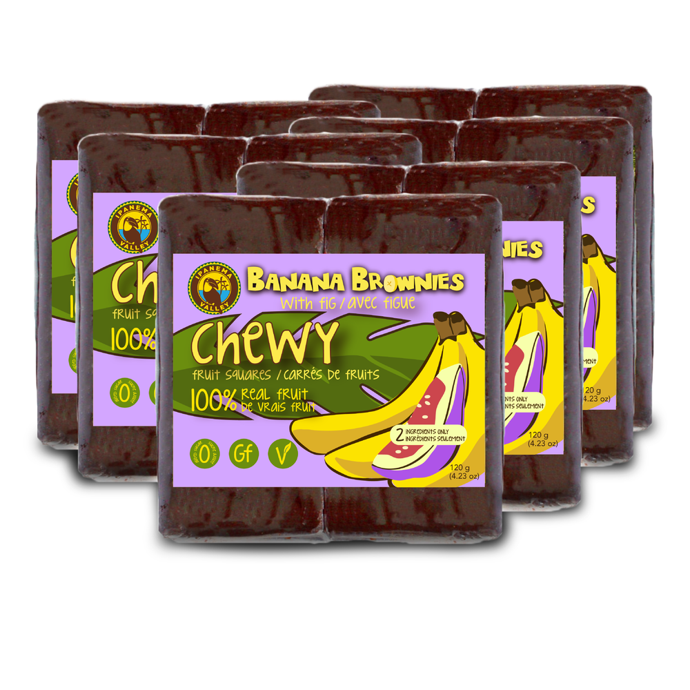 
                  
                    Banana Brownies w- Fig 120g | 6 Pack
                  
                