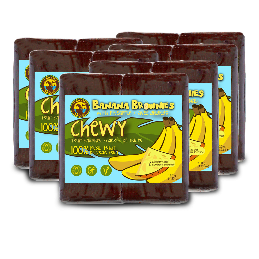 Banana Brownies w- Pineapple 120g | 6 Pack